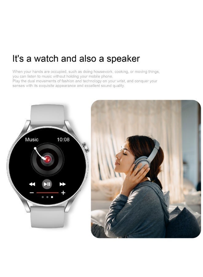 Trytoo Unisex Smart Watch with Bluetooth Calling, 1.85” Full-Color Round Screen, Sports Modes, Activity & Health Tracking - Image 2